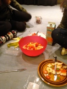 Some of the girls did the Healthy Eating GFI. You wouldn't believe the palava of making a fruit salad! :)